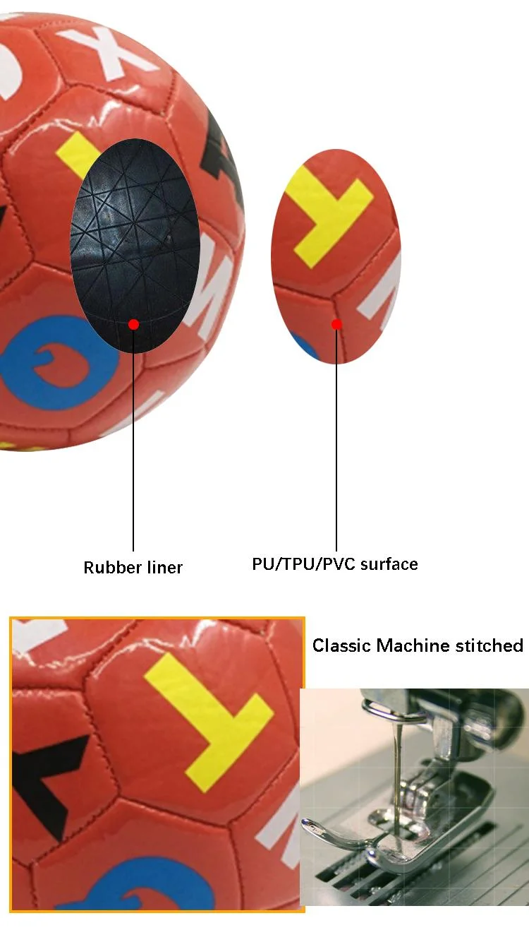 Custom Logo Mini TPU PVC PU Leather Soccer Balls Professional Custom Soccer Ball