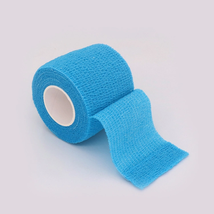 CE FDA Certified ISO13485: 2016 Cohesive Self-Adhesive Sport Bandage