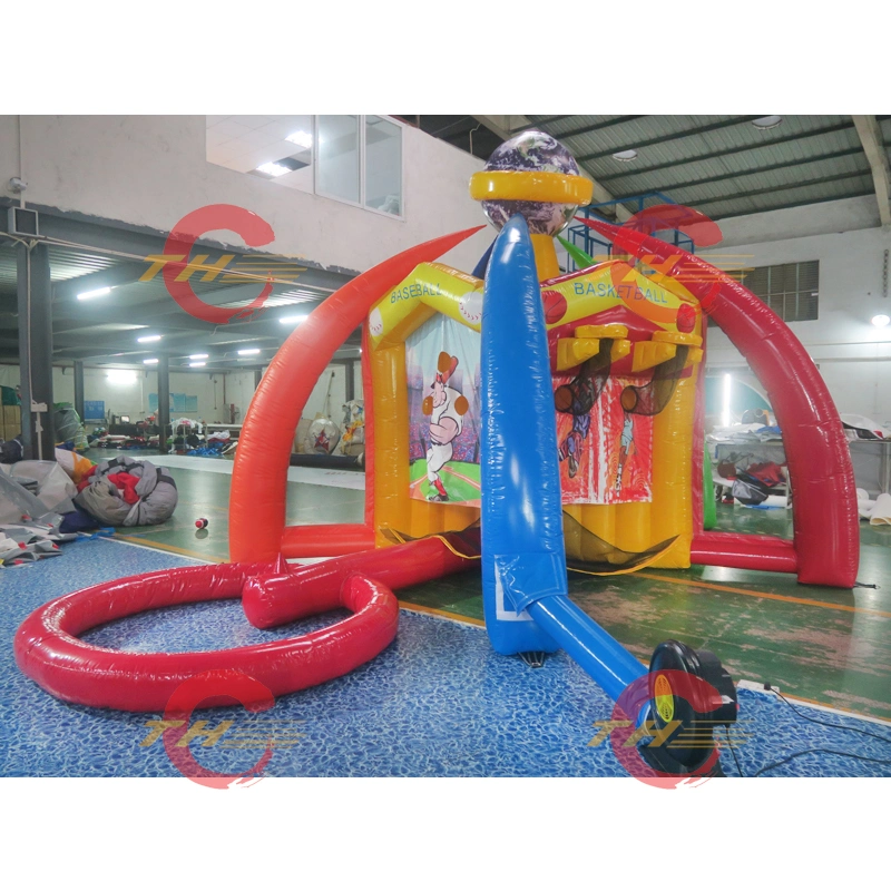 Durable 5 in 1 Inflatable Carnival Game Inflatable Soccer Carnival