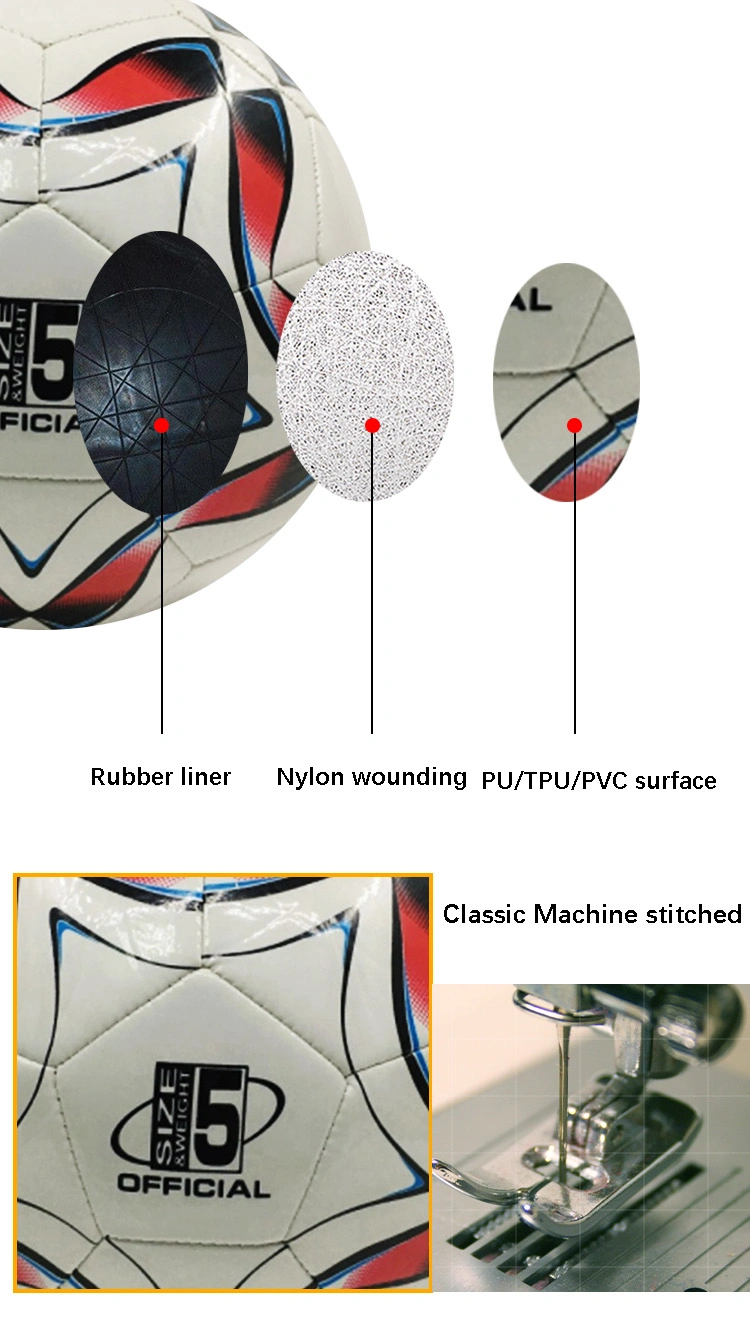 Wholesale Official Custom Size 5 Portable Indoor Sports Training Equipment Soccer Ball