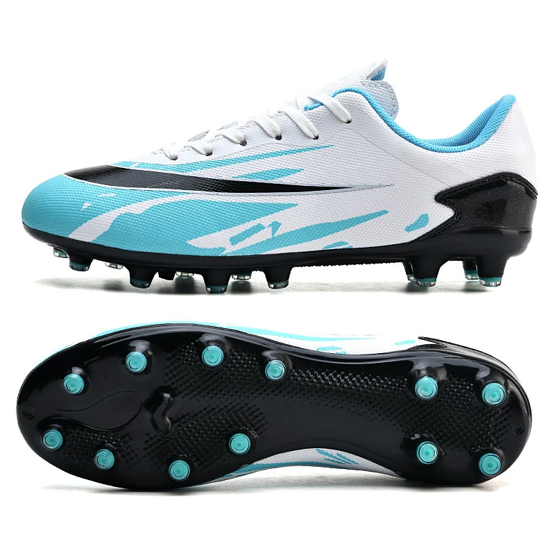 Factory Customize Men Cleats Football Boots High Top Soccer Boots Sneakers Football Shoes Turf Futsal Outdoor Soccer Shoeshigh Top