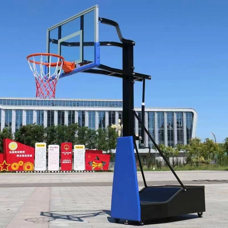 Shandong Outdoor Adjustable Basketball Hoop Stands with Backboard