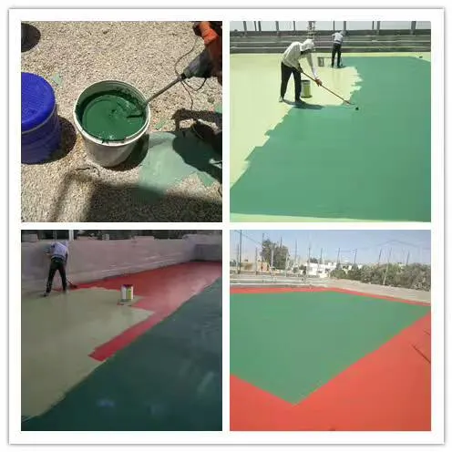 Multi Purpose Spu Coating Sports Court Flooring for Various Game Court Flooring