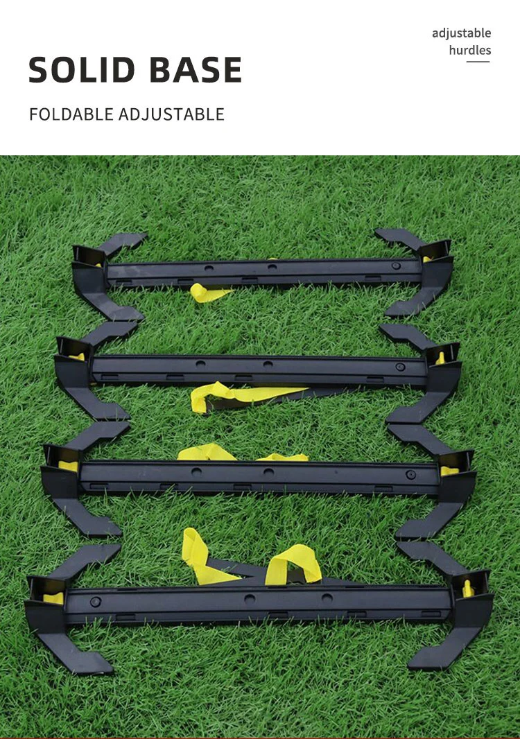 Professional Football Soccer Training Equipment Adjustable Training Fitness Agility Hurdles