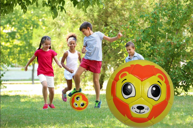 Children Ball Educational Kids Size Two Mini Monkey Face Soccer Ball