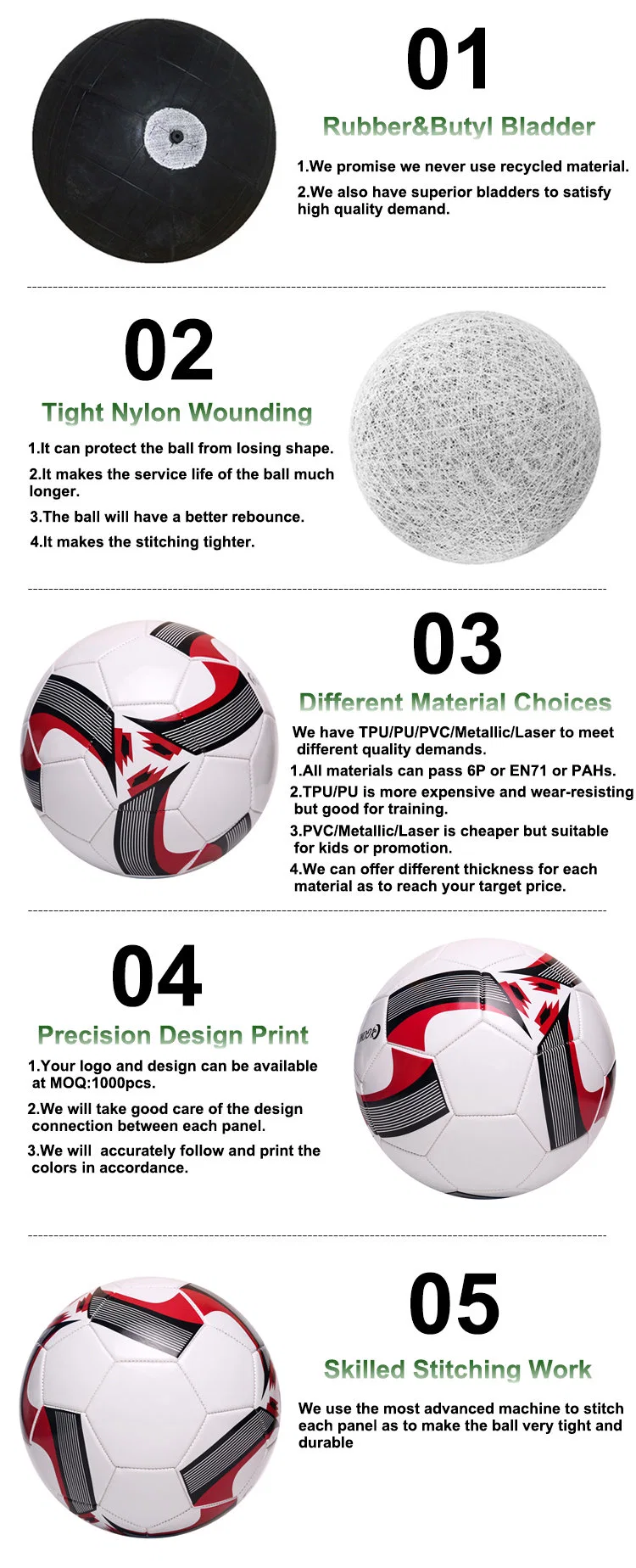 Cheapest 2.0mm PVC Size 5 4 3 Promotional Football