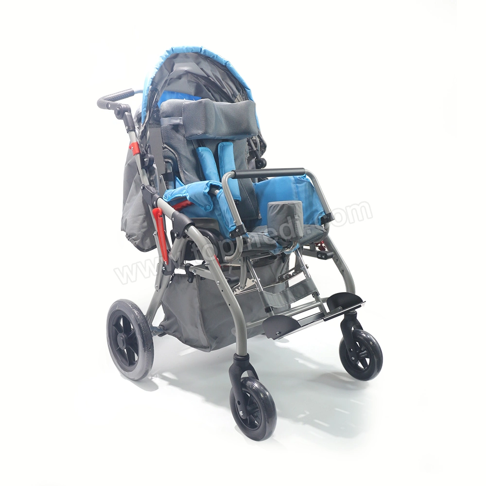 Hospital Disabled Manual Foldable Rubber Foam Castor Wheelchair