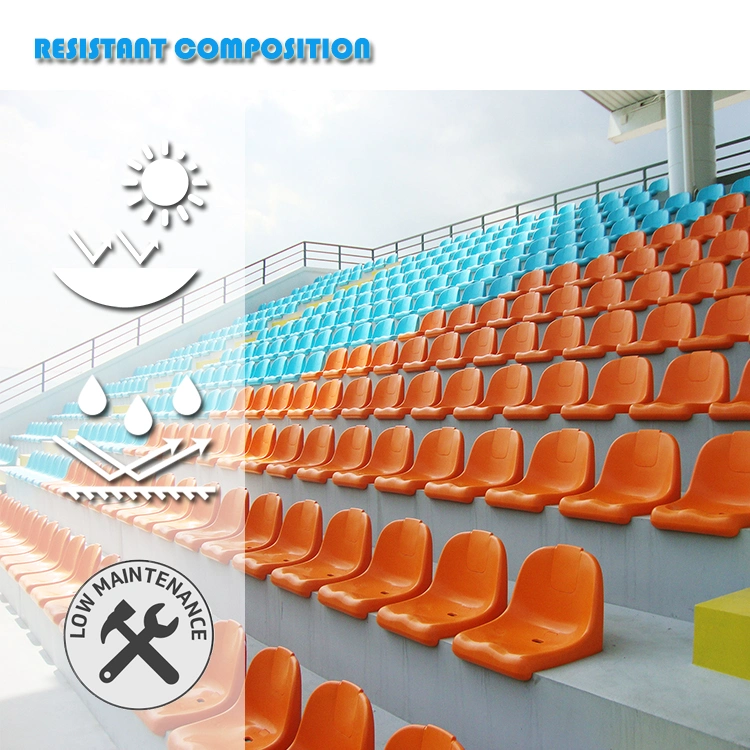 Basketball Fixed Plastic Bucket Chair Seats for Stadium Plastic Stadium Chair