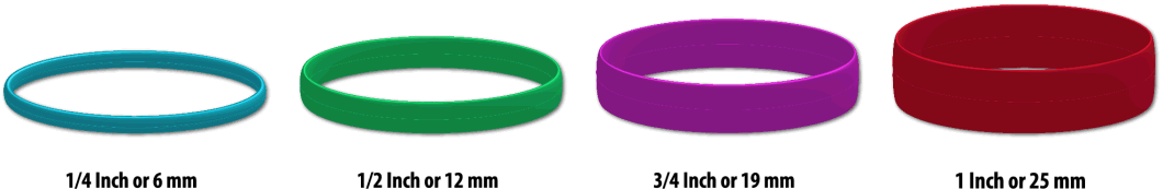 Customize Silicone Soild Deboss Wristband Bracelet with Embossed Logo (XY-SB-005)