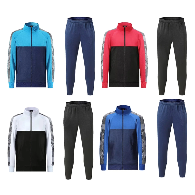 Personalized Custom Logo Football Tracksuit High Quality Printing Couple Jogging Tracksuit