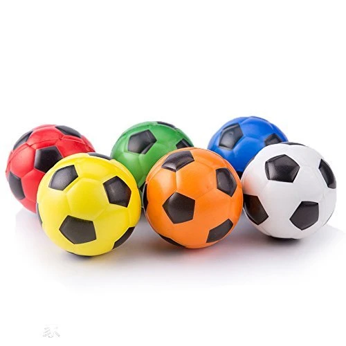 Colorful Logo Printed Different Sizes Eco-Friendly Kids Toys Mini Stress Soccer Balls