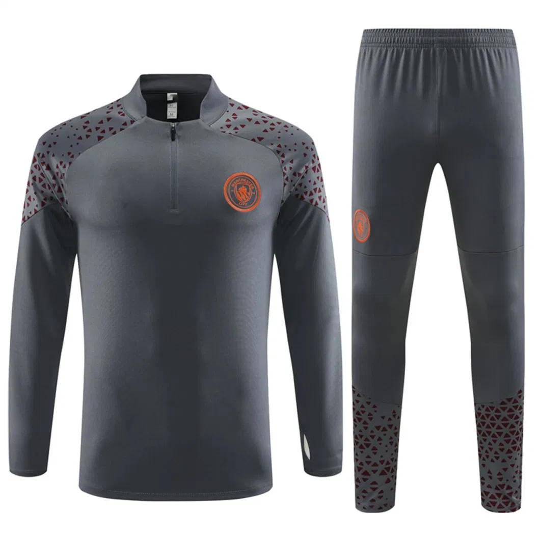 23/24 Jerseys Long Sleeve Kits Manchester Football Team Training Uniform Wholesale Customize Jerseys