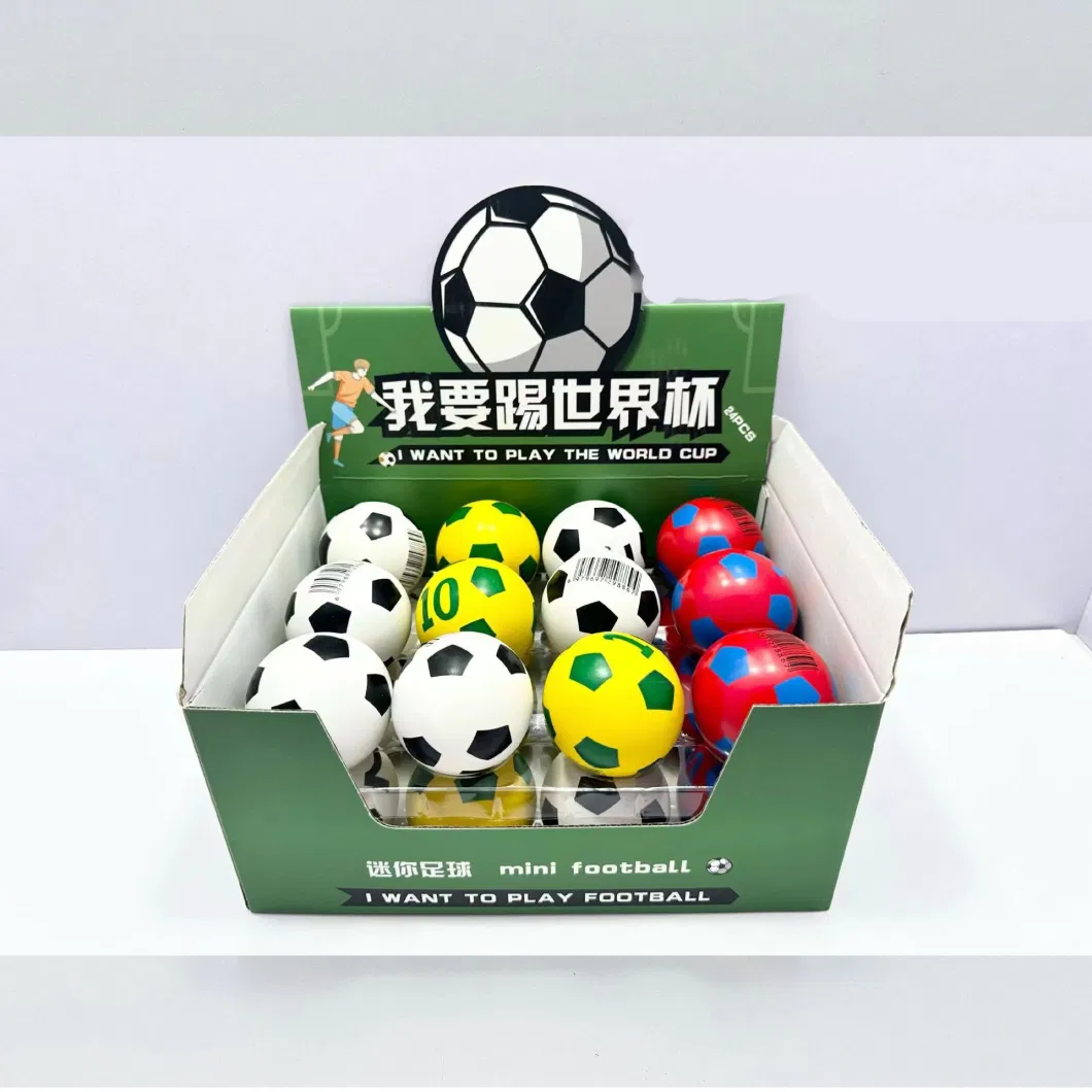 60mm Inflatable Bouncy Ball Colorful Football Basketball Bouncing Ball