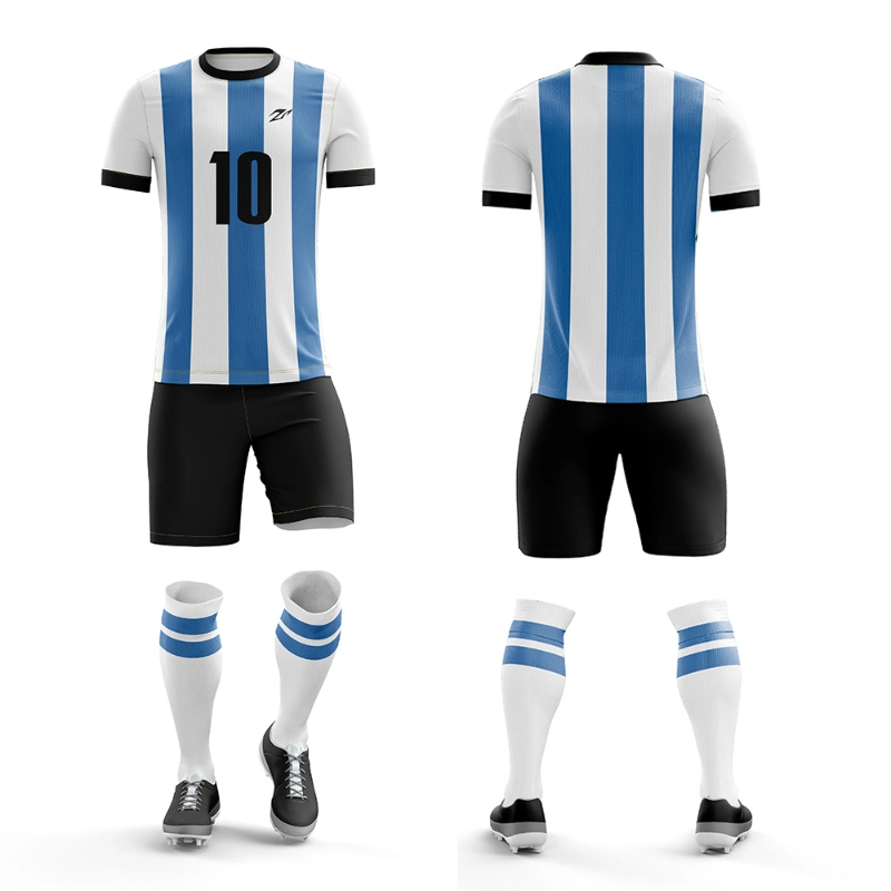 Personalized Custom Logo Blank Football Team Wear Adults Football Training Jersey Set