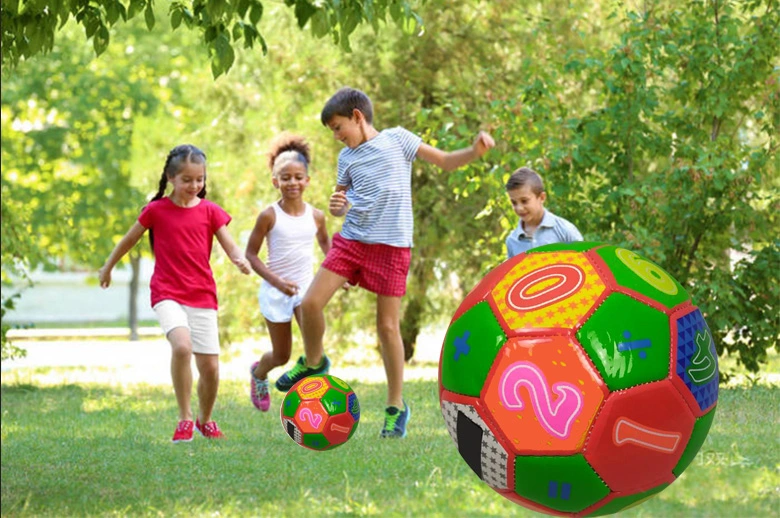 Children Ball Educational Baby Mini Size Two Number Pattern Soccer Ball