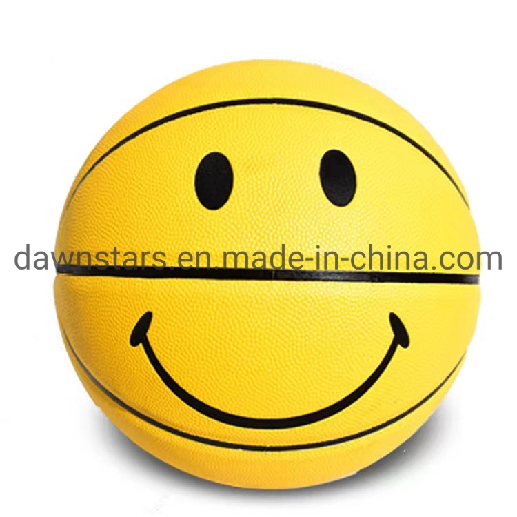 Wholesale Price Custom Logo PU Leather Training Basketball Ball Size 5 6 7