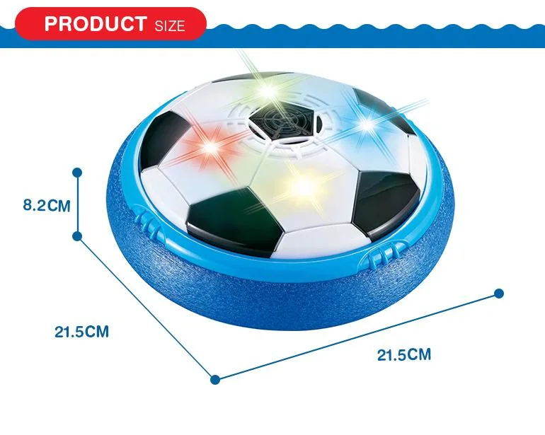 Big Size Kids Plastic Air Power Interactive Disk Floating Football Toy Hover Soccer Ball