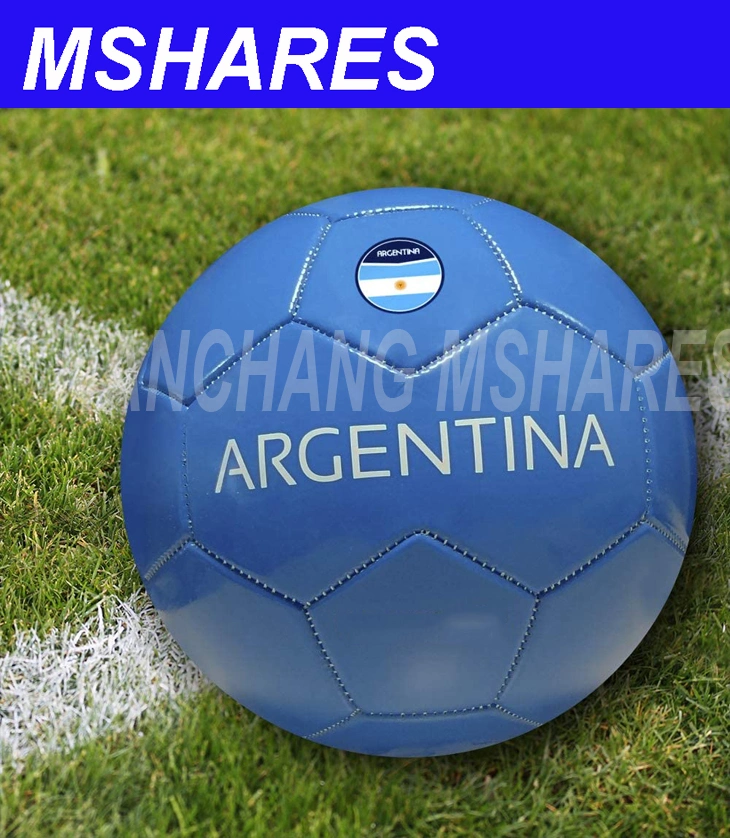 OEM Machine Stitching World Cup Shiny TPU Leather No. 2 Footballs