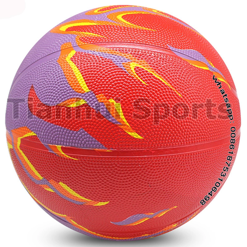 Hot Sale Customize Design Size 3 4 5 6 7 Rubber Basketball