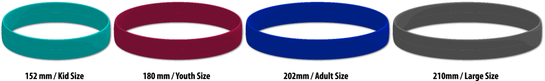 Customize Silicone Soild Deboss Wristband Bracelet with Embossed Logo (XY-SB-005)