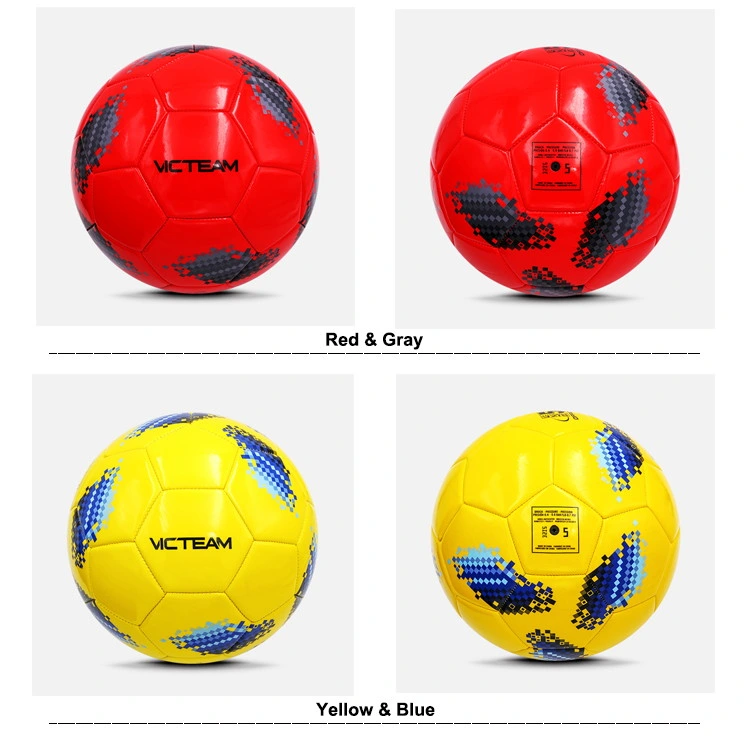 Roundness Lighter Youth Number 5 4 Red Soccer Ball
