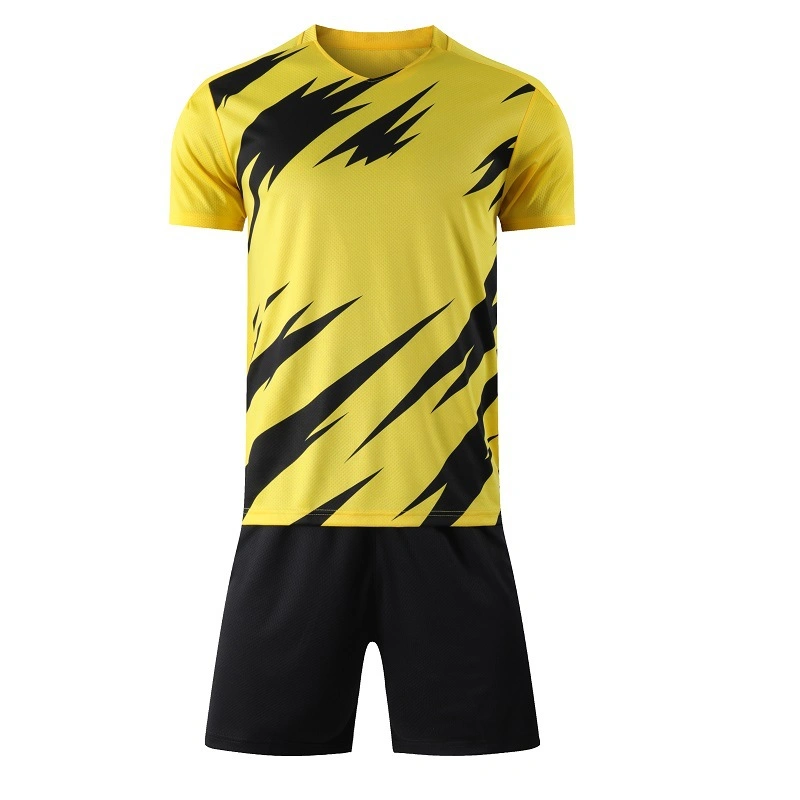 Football Suit Suit Men&prime; S Custom Printed Training Suit Sports Short Sleeve Football Suit Personalized Customized Game Uniform