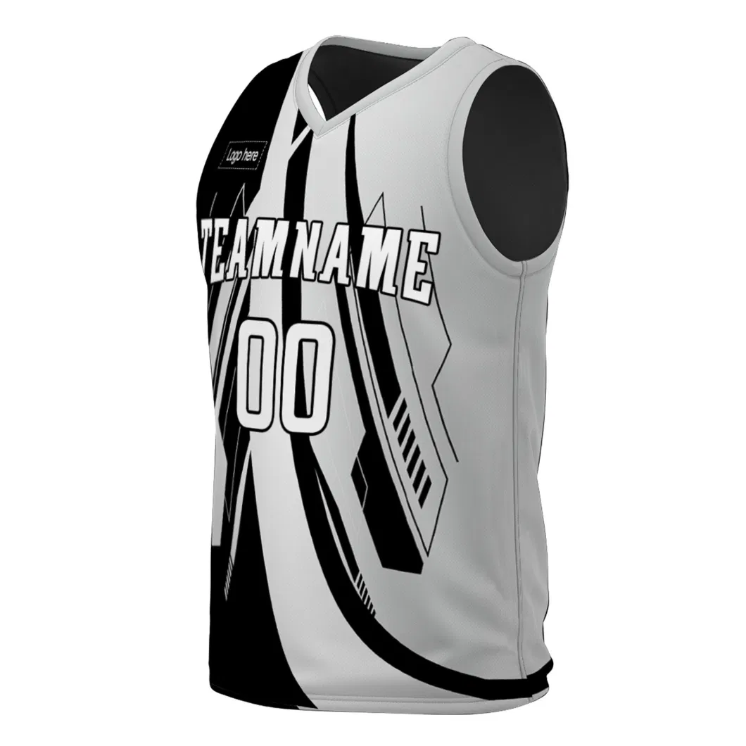 Custom Team Logo&Number&Name Polyester Basketball Training Jersey Drop-Shipping Sport Wear