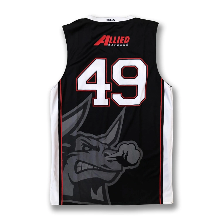 Wholesale Polyester Retro Double Sided Basketball Jersey Custom Youth Mesh Breathable Reversible Basketball Shirts