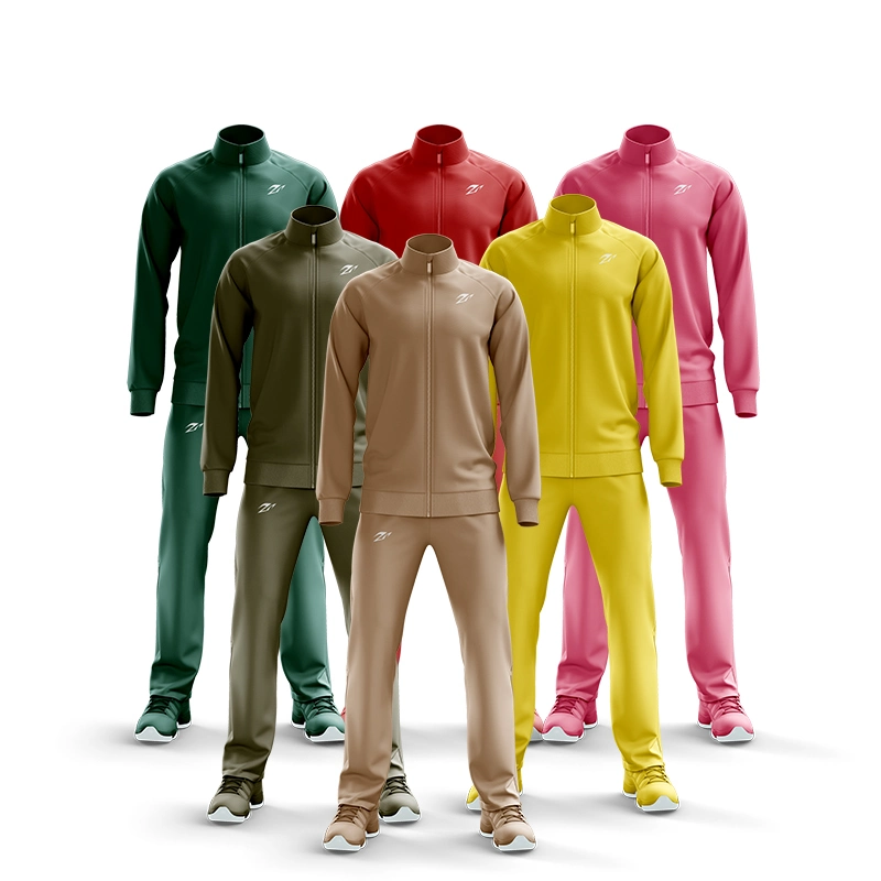 Custom Men Gym Tracksuits Design Fashion Printing Pattern High Quality Tracksuits