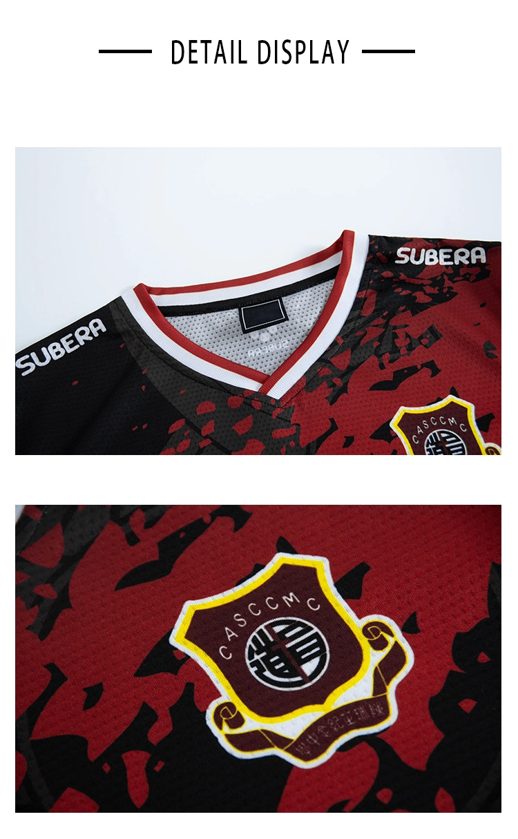 2024 Wholesale Soccer Team Jersey Uniform Set Custom Club Logo Football Jersey