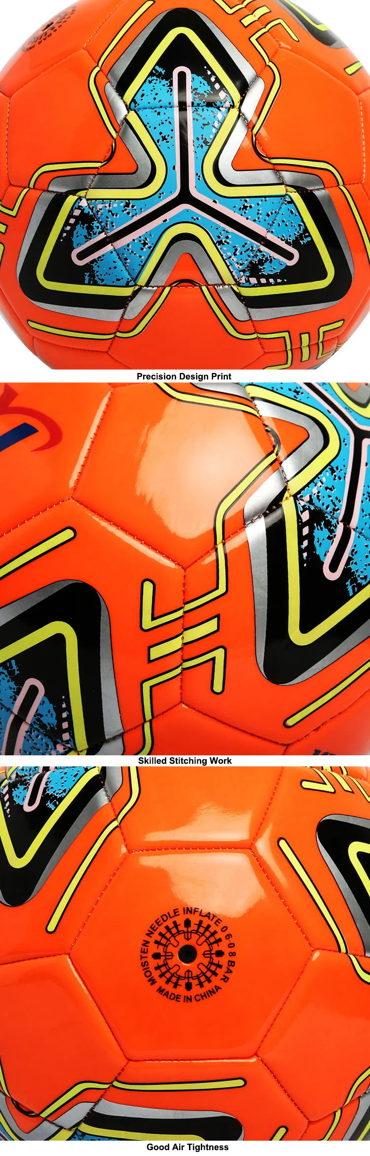 Hot Selling Long-Lasting Machine Sewn Soccer Ball