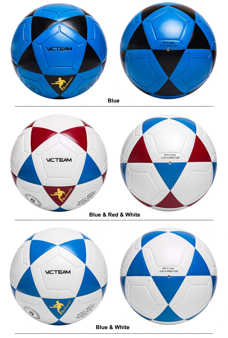 Amazing Outdoor Blue Street Football Soccer Ball