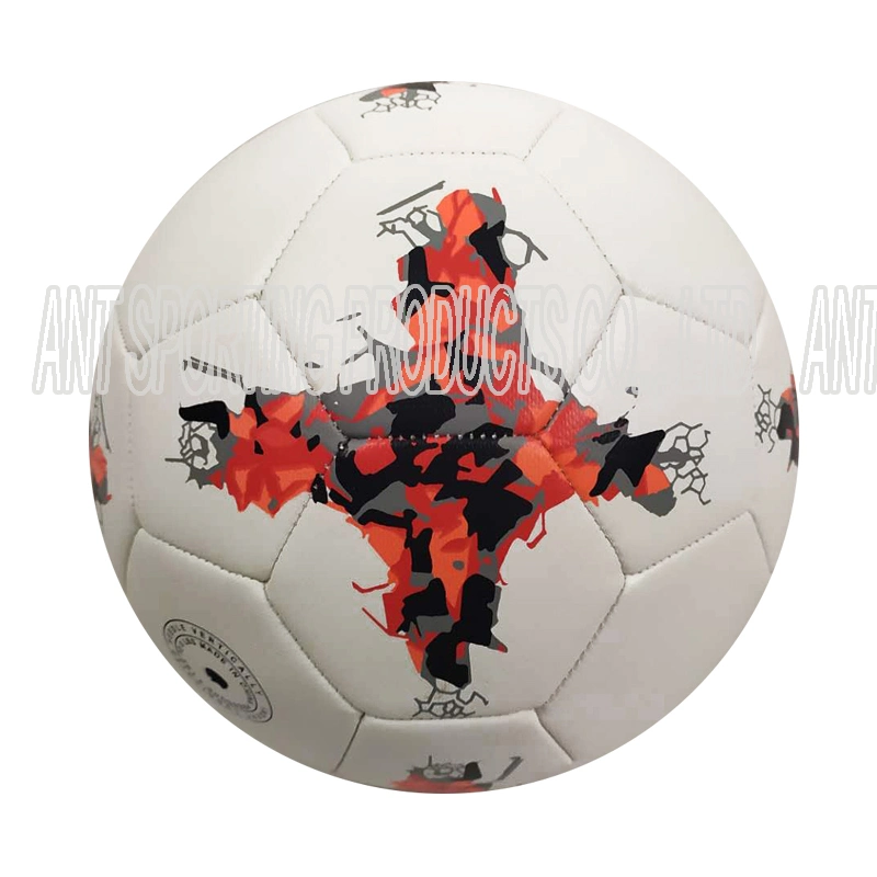 Promotional Soccer Ball Machine Stitched Football PU Leather Material Soccer Ball