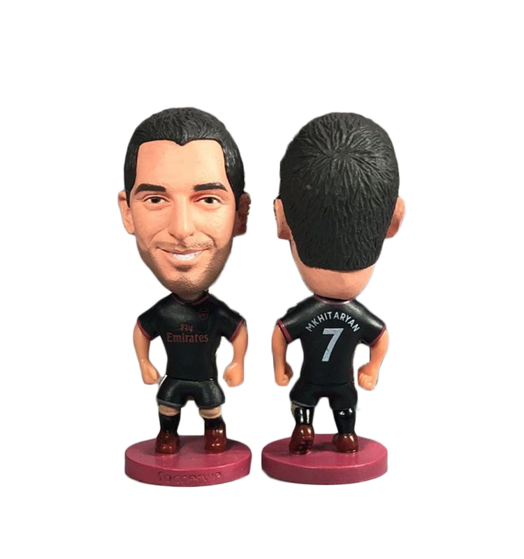 Custom Personalized Popular Famous Popular Athlete Football Player Action Figure Soccer Ball Action Figures Promotional Toys