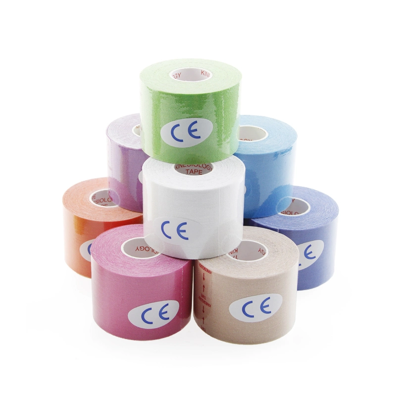 Medical Cotton Elastic Kinesiology Physiotherapy Muscle Kinesiology Sports Tape CE Certified