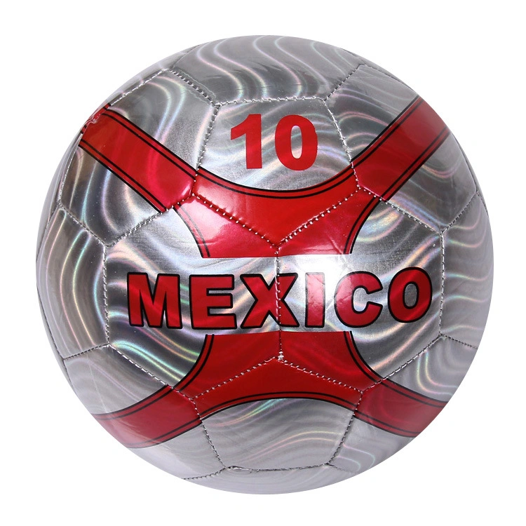 Promotional Ball Products Official Size 5 PU Leather Football Soccer for Sport Training