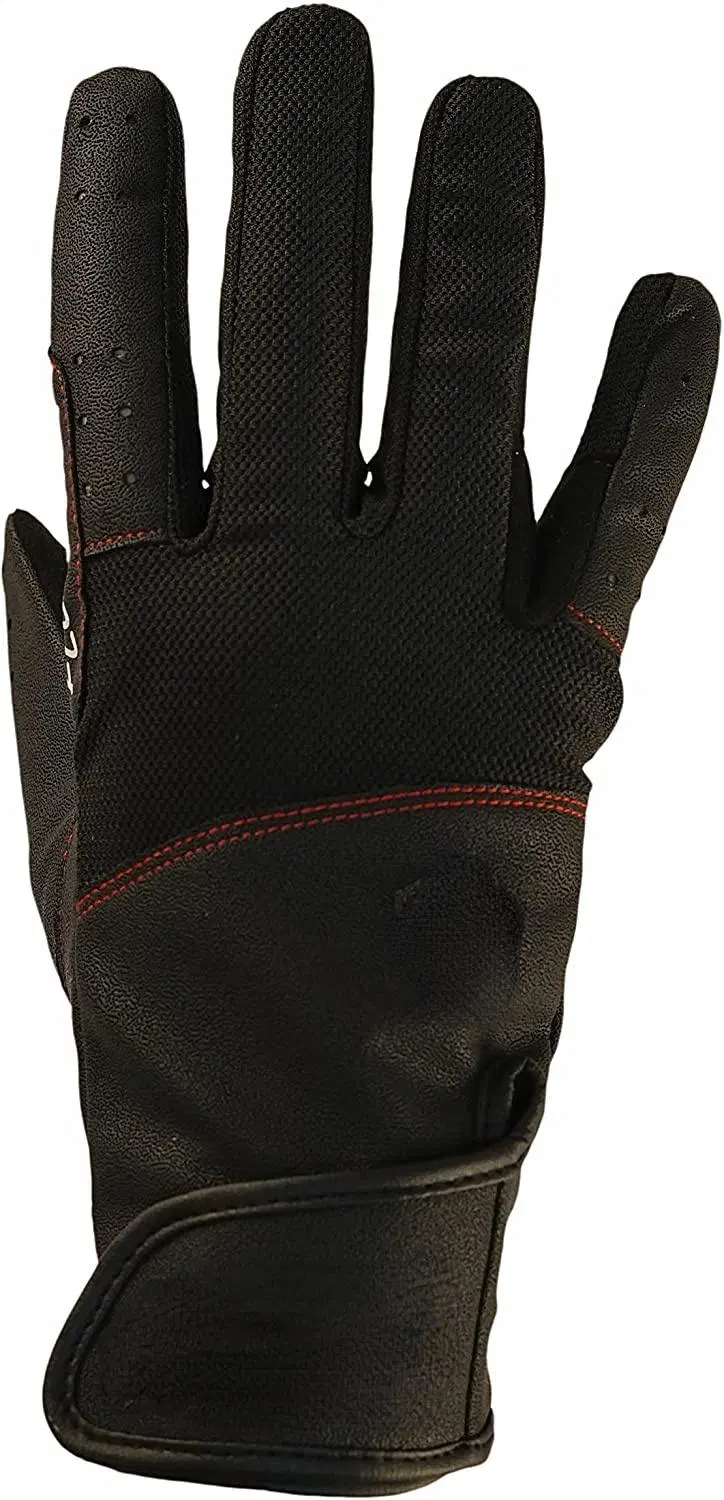 Breathable Mesh Reinforced Thumbs Fingers House Riding Gloves