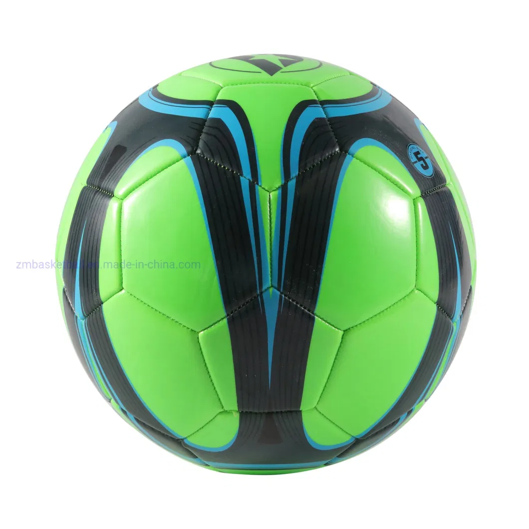 Machine-Stitched Soccer Ball with Custom Logo and Waterproof Cover