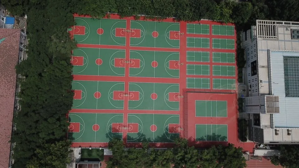 Indoor/Outdoor Rubber Flooring Multipurpose Sport Court Gym Floor