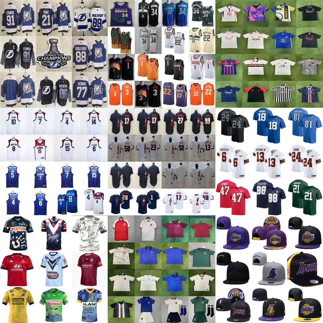 Wholesale Football Baseball Hockey Basketball Rugby Soccer College Hoodies Jerseys