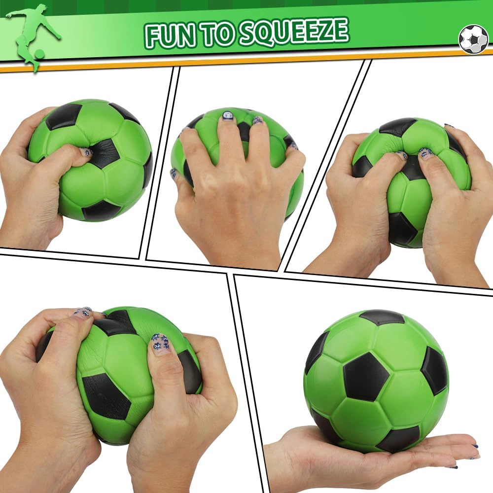 Big PU Stress Football Foam Soccer Ball Solid Material Indoor Soft Game Ball