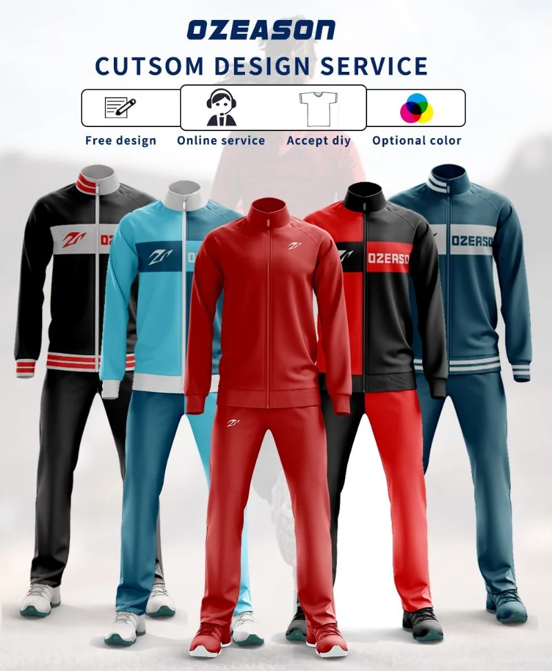 Custom Men Gym Tracksuits Design Fashion Printing Pattern High Quality Tracksuits