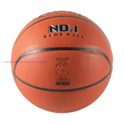 Basketball in pelle PU laminata misura ufficiale