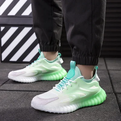 Scarpe da basket in maglia da atleta Abit Breathable Fitness stile da passeggio alla moda