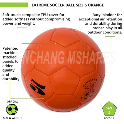 Produzione industriale Palline sportive in pelle artificiale da allenamento Palline da calcio