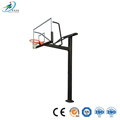 Century Star Basketball Equipment Produttore Bambini sollevamento Pallacanestro Hoop Round Supporto da basket con base a tubo e scatola concava