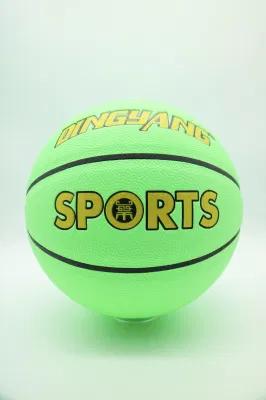 Basketball in pelle PU con il miglior prezzo di buona qualità personalizzato in fabbrica