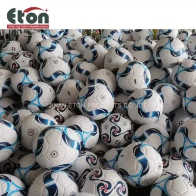 Calcio ufficiale in PVC formato 5 cucito a macchina per la promozione