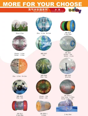 Sfera a rullo Zorb in PVC per bambini E Adulti