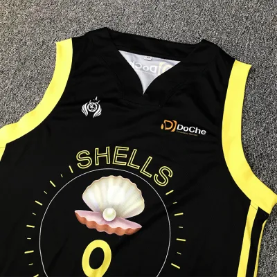 Maglia da basket a basso prezzo della squadra di pallacanestro del Collegio giovanile